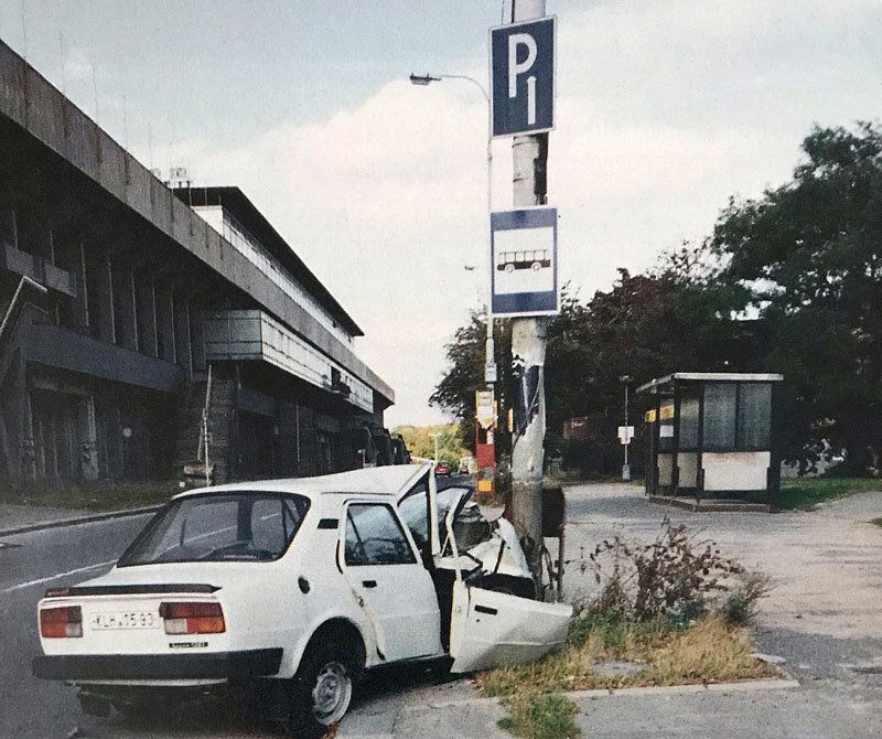 Nehoda na Strahově (Škoda 120)