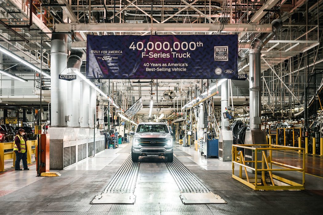 Ford slaví výrobu již 40 milionů pick-upů F-Series