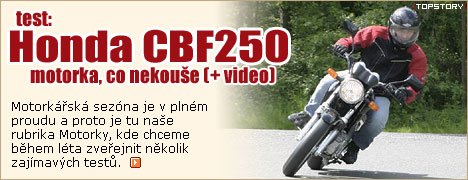 Test: Honda CBF250: motorka, co nekouše (+VIDEO)