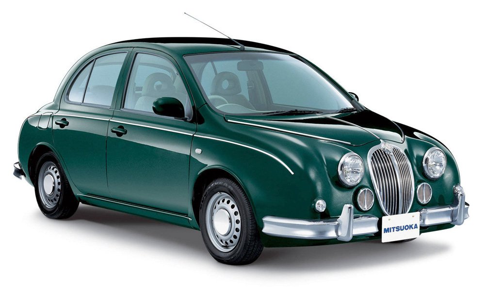 Japonská automobilka Mitsuoka Motors začala v roce 1993 vyrábět malé hatchbacky nazvané Viewt, které se hodně podobaly Jaguaru Mark 2.
