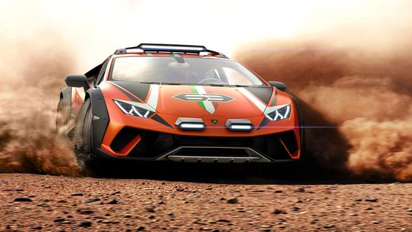 Lamborghini opravdu postaví terénní supersport. Huracán Sterrato už pilně testuje