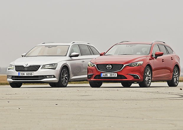Mazda 6 Wagon vs. Škoda Superb Combi – Fešanda proti praktikovi