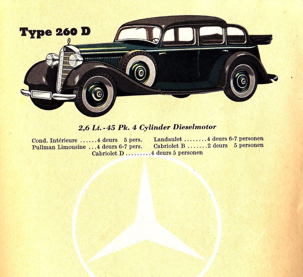1938 Mercedes-Benz 260 D