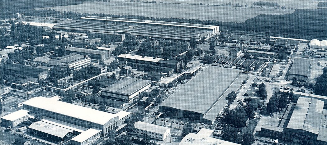 Továrna před třiceti lety byla na tehdejší dobu velmi rozlehlá