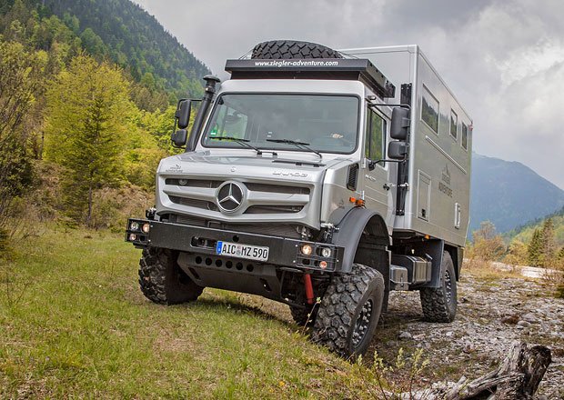 Mercedes-Benz Unimog v roli obytného vozu nejen pro dobrodruhy