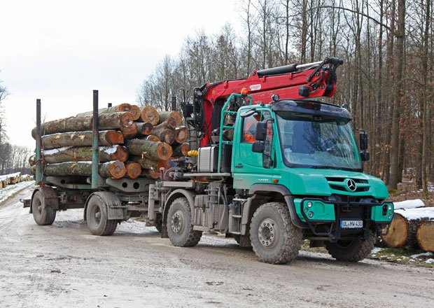Mercedes-Benz Unimog jako ideální společník pro lesníky