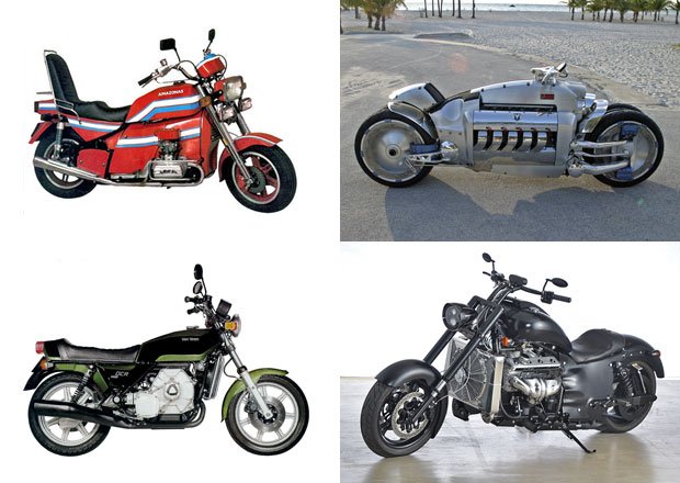 Prohlédněte si slavné i neznámé motocykly s automobilovými motory