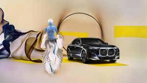 BMW i7 objektivem vizionářského fotografa: Jak se vám líbí v nezvyklé kampani?