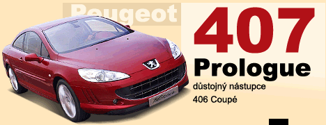 Peugeot 407 Prologue: důstojný nástupce 406 Coupé