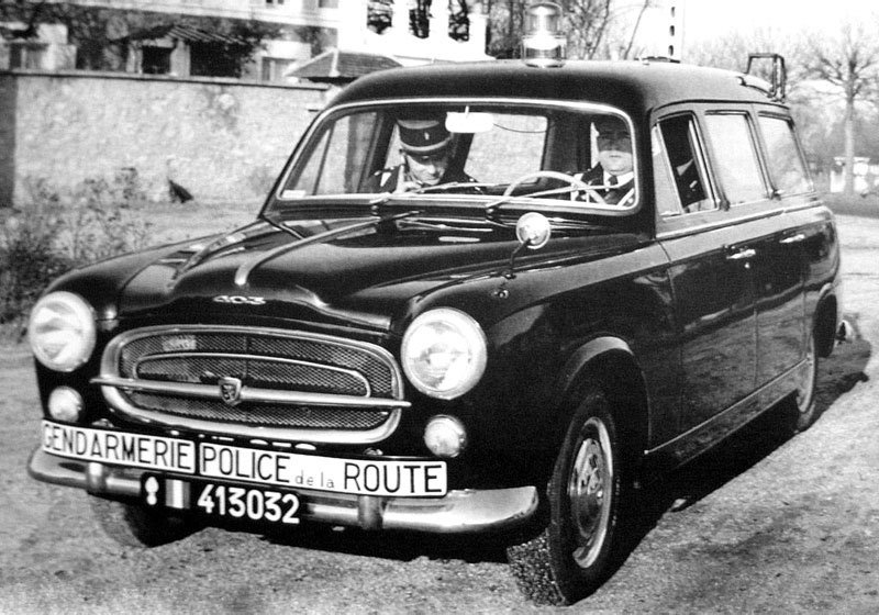 Peugeot 403 Familiale Gendarmerie (1956-1962)