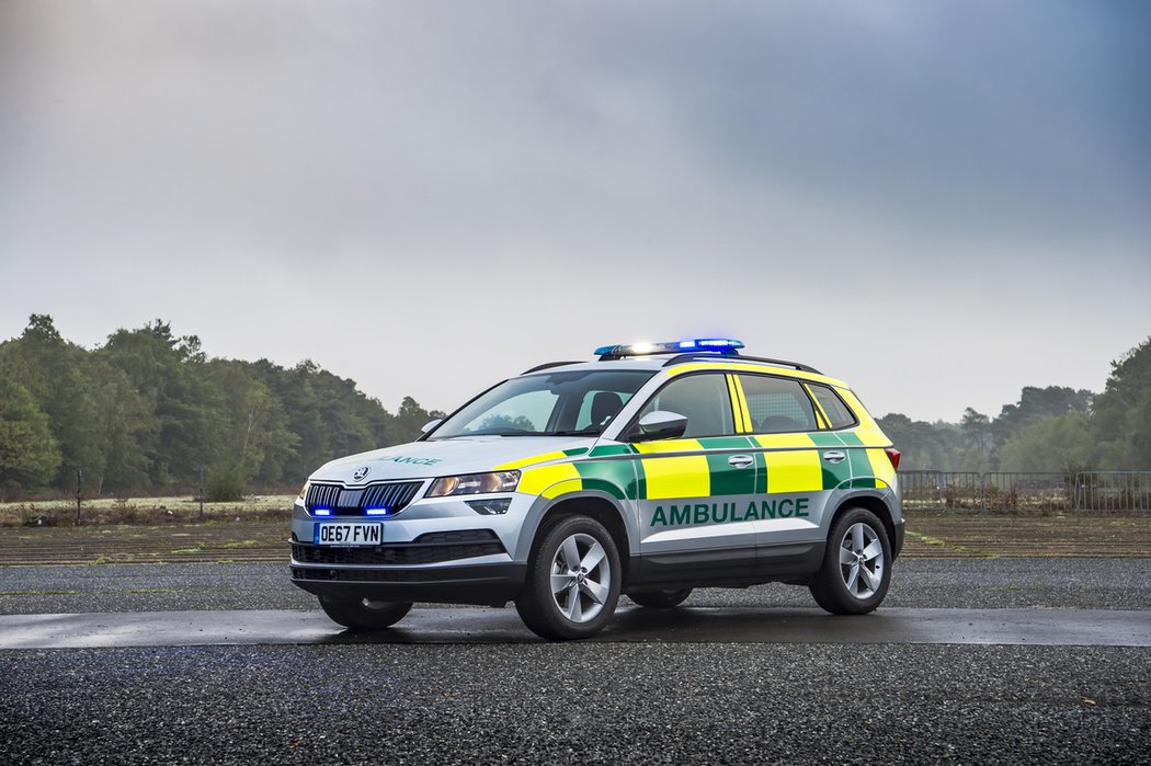 Vozy Škoda ve službách britských záchranných složek
