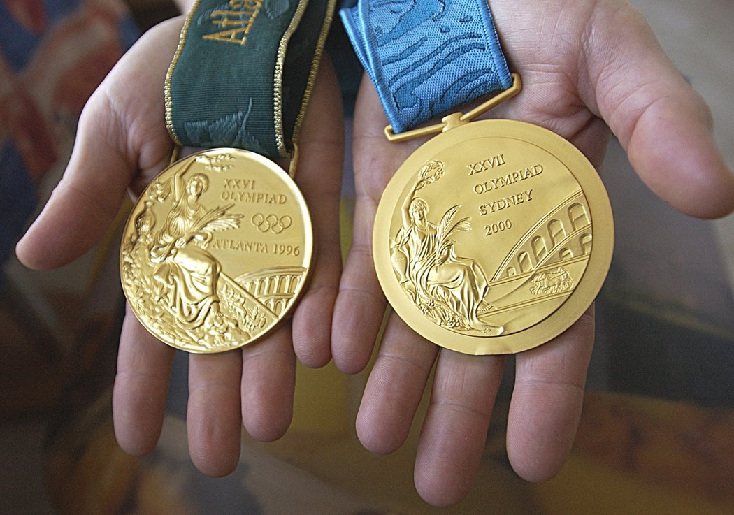 Obě zlaté olympijské medaile