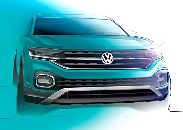 Chystaný Volkswagen T-Cross na nových skicách: Automobilka ukazuje práci návrhářského týmu