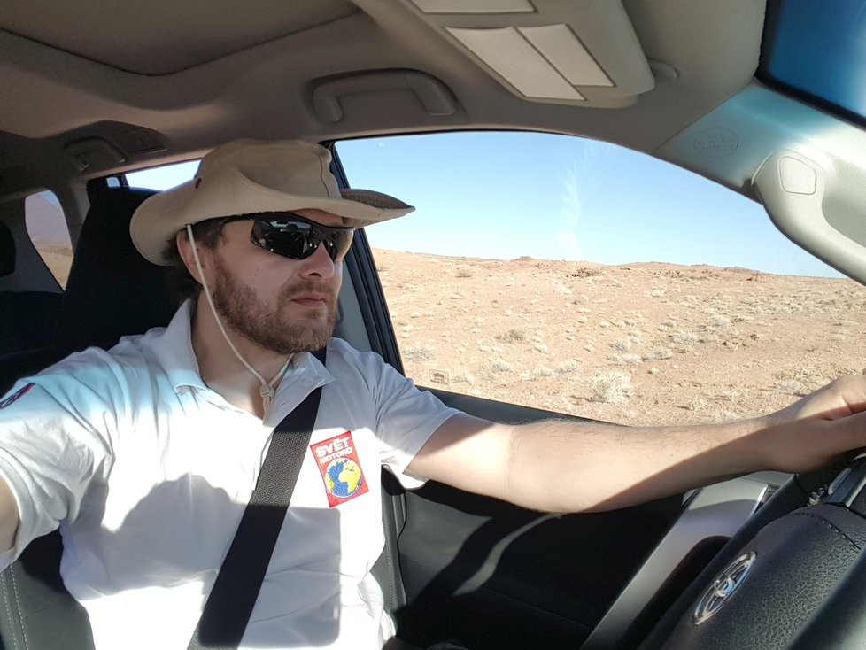 Toyotou Land Cruiser po Namibii